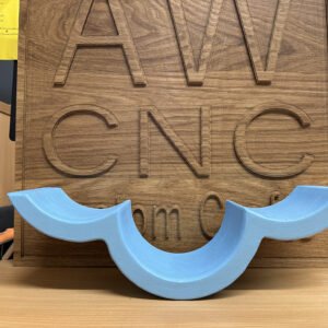 Bespoke cloud shaped toilet rolls holder (large)