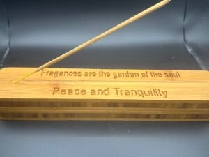 Handcrafted Bamboo Incense Holder & Storage Box