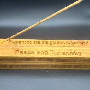 Handcrafted Bamboo Incense Holder & Storage Box